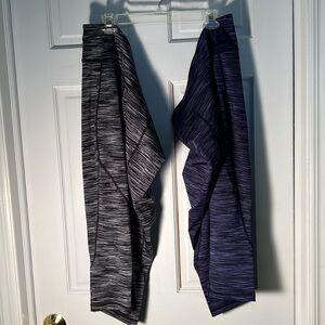 TEK GEAR DRYTEK 2 pair crop leggings size M